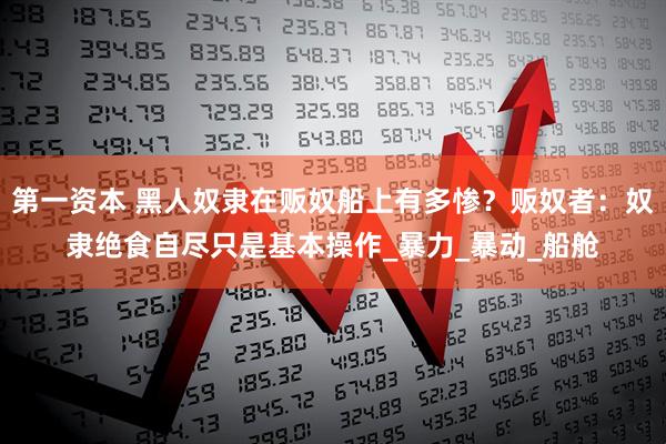 第一资本 黑人奴隶在贩奴船上有多惨？贩奴者：奴隶绝食自尽只是基本操作_暴力_暴动_船舱