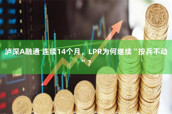 泸深A融通 连续14个月，LPR为何继续“按兵不动”？